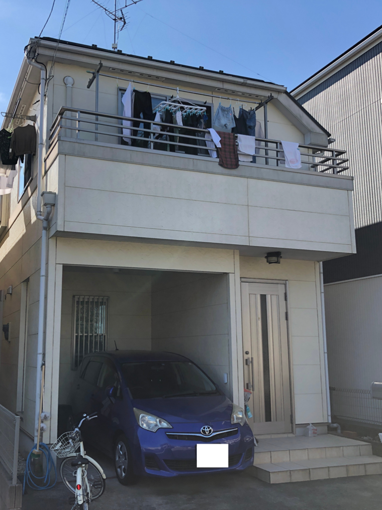 窯業系サイディングの外壁塗装前