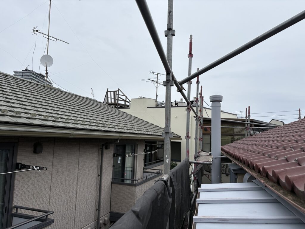 足場メッシュシート
台風対策
安全対策